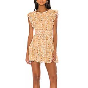 Majorelle Marnie Mini Dress in Tuscany Yellow